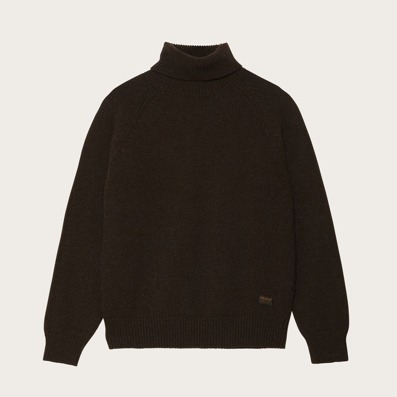 Tacoma roll neck sweater by Filson | Earth brown (Brown)