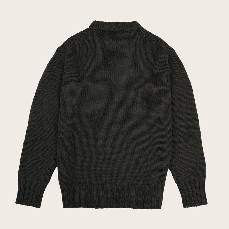 Bristol crewneck sweater par Filson | Shadow moss (Black)
