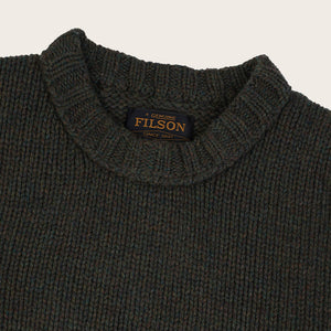 Bristol crewneck sweater par Filson | Shadow moss (Black)