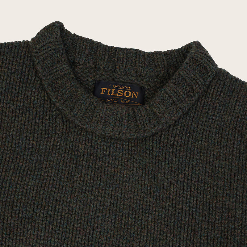 Bristol crewneck sweater par Filson | Shadow moss (Black)