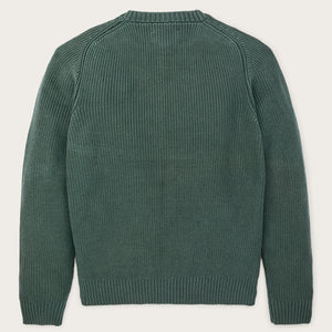 Vintage cotton crewneck sweater par Filson | Juniper (Green)