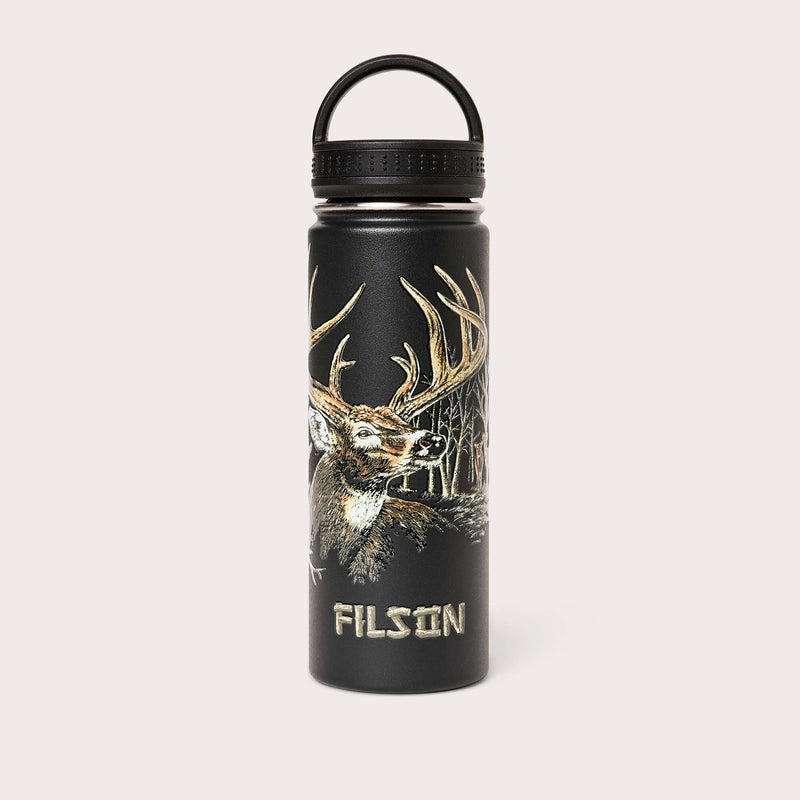 Insulated water bottle by Filson | Black deer wo (Black)