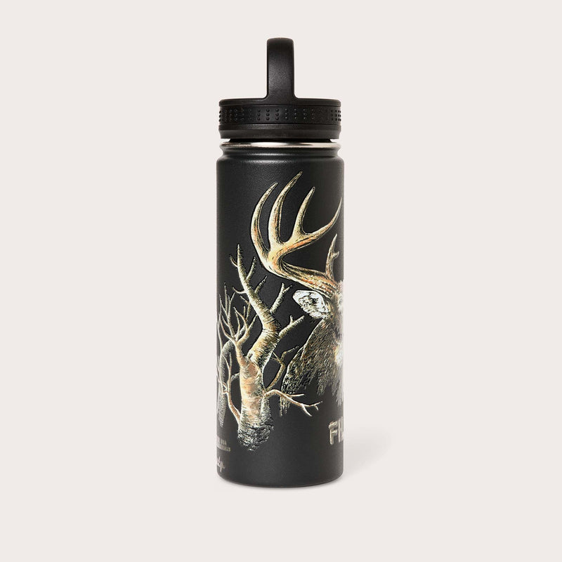 Insulated water bottle by Filson | Black deer wo (Black)