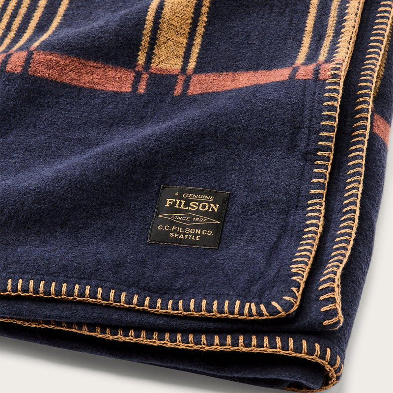 Couverture en coton par Filson | Navy / irondale (Blue)