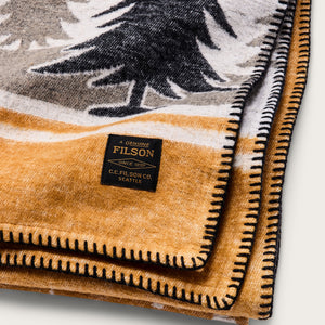Forestry cotton blanket by Filson | Buckthorn brown (Yellow)