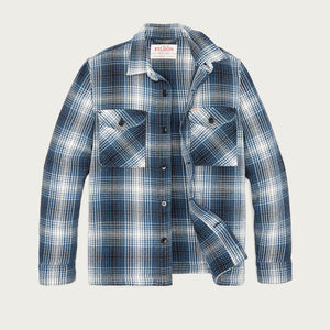 Deer island jac-shirt von Filson | Cobalt / natural shadow plaid (Blue)