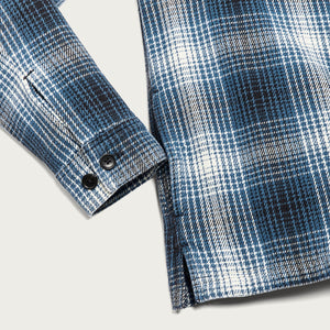 Deer island jac-shirt von Filson | Cobalt / natural shadow plaid (Blue)