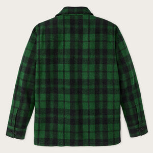 Wool jac-shirt by Filson | Green / black plaid (Green)