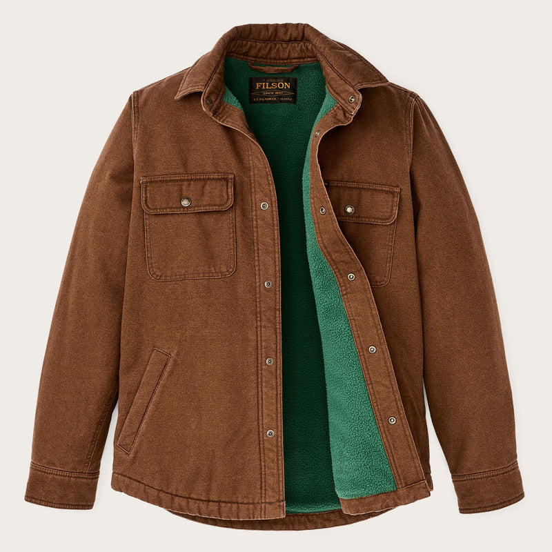 Fleece-lined jac-shirt von Filson | Brown (Brown)