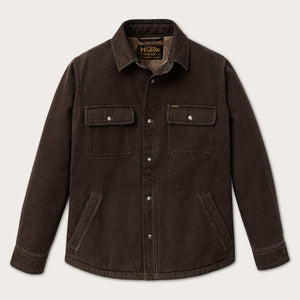 Fleece-lined jac-shirt par Filson | Dark brown (Brown)