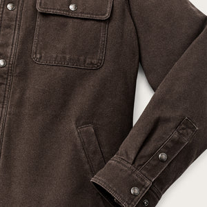 Fleece-lined jac-shirt par Filson | Dark brown (Brown)