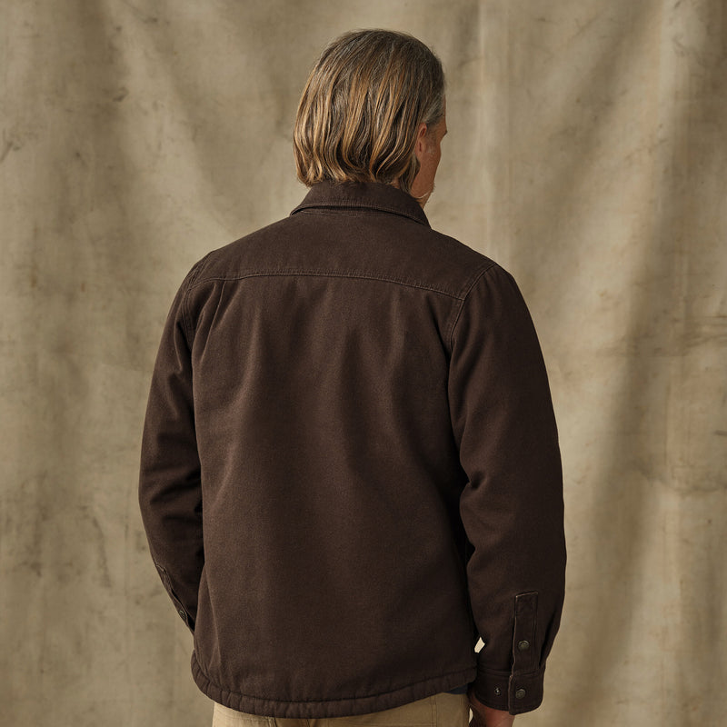 Fleece-lined jac-shirt par Filson | Dark brown (Brown)