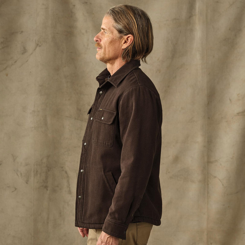 Fleece-lined jac-shirt par Filson | Dark brown (Brown)