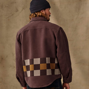Beartooth jac-shirt par Filson | Mahogany geo stripe (Brown)