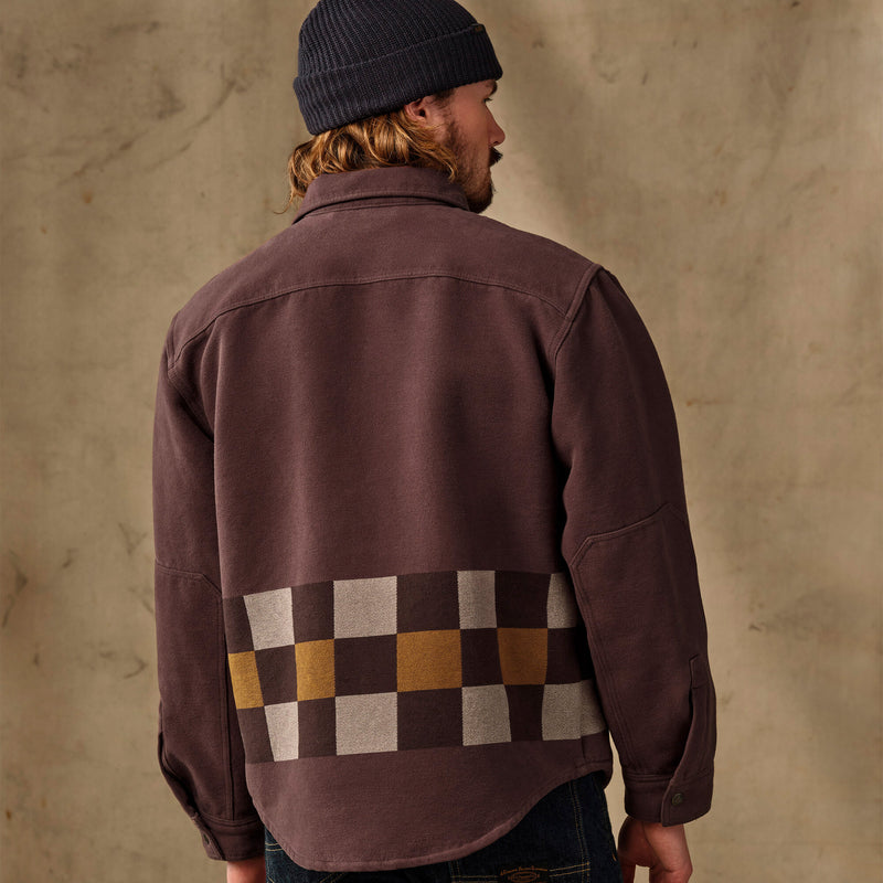 Beartooth jac-shirt par Filson | Mahogany geo stripe (Brown)