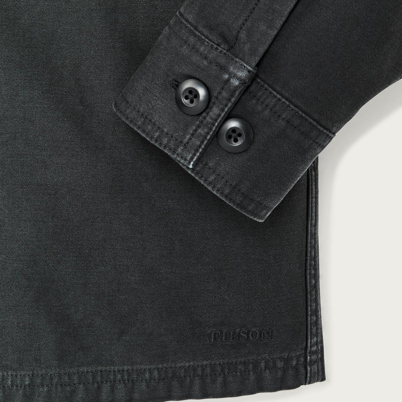 Field jac-shirt par Filson | Washed faded black (Black)