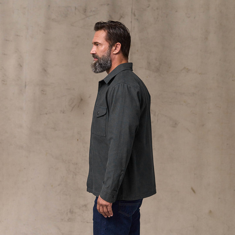 Field jac-shirt par Filson | Washed faded black (Black)