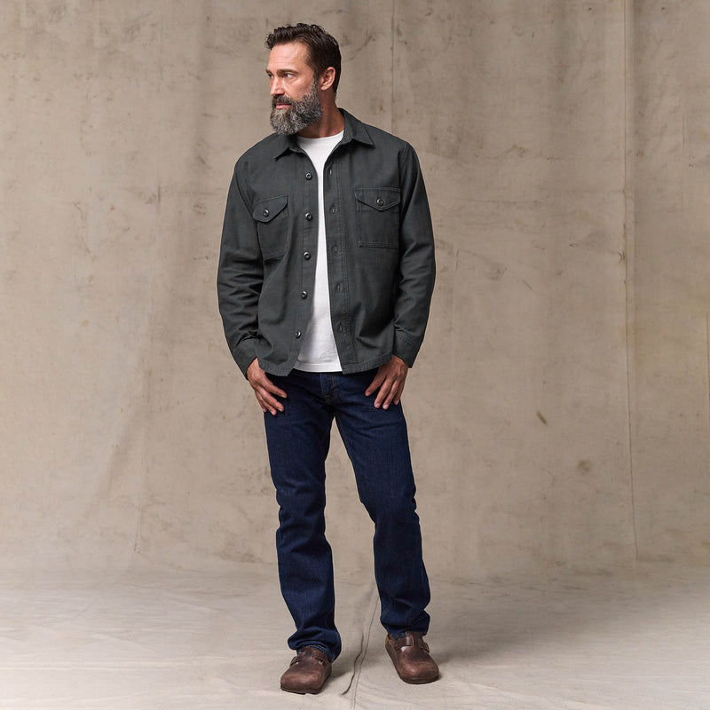 Field jac-shirt par Filson | Washed faded black (Black)