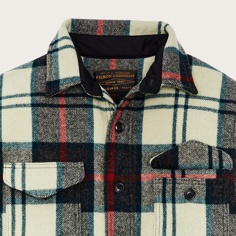 Mackinaw wool jac-shirt di Filson | Cream multi p (Multicolor)