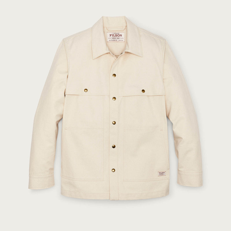 Dry tin cloth forester jac-shirt von Filson | Natural seed (Beige)