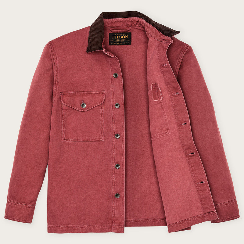 Rustic canvas jac-shirt by Filson | Red rock (Red)
