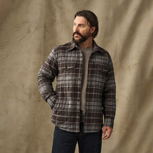 Insulated flannel jac-shirt par Filson | Brown / gray plaid (Gray)