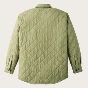 Insulated flannel jac-shirt par Filson | Lakebed (Green)