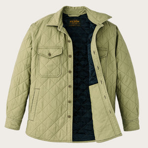 Insulated flannel jac-shirt par Filson | Lakebed (Green)