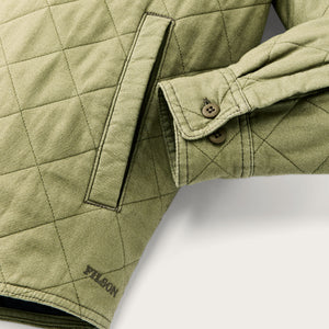 Insulated flannel jac-shirt par Filson | Lakebed (Green)