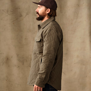 Insulated flannel jac-shirt by Filson | Field olive (Green)