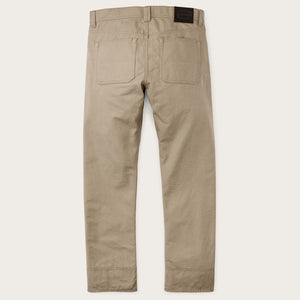 Pantaloni a 5 tasche in tin cloth idrorepellente di Filson | Gray khaki (Beige)