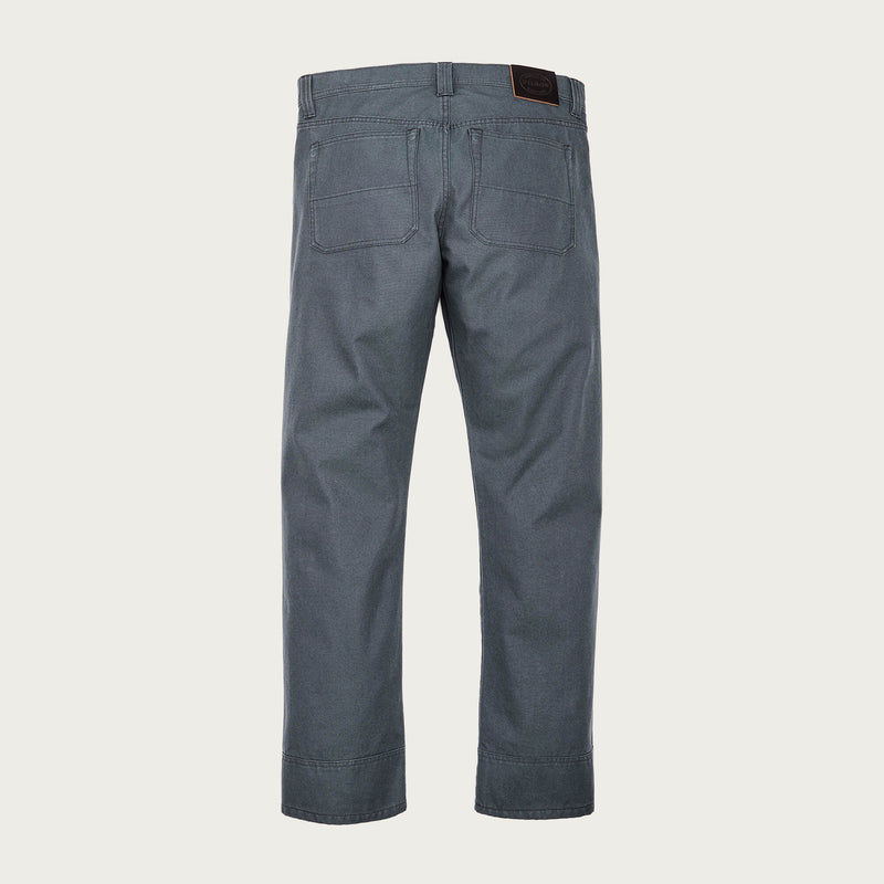 Dry tin cloth 5-pocket pants by Filson | Storm blue (Gray)