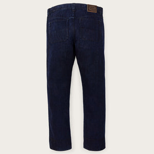 Dry tin cloth 5-pocket pants by Filson | Indigo (Blue)