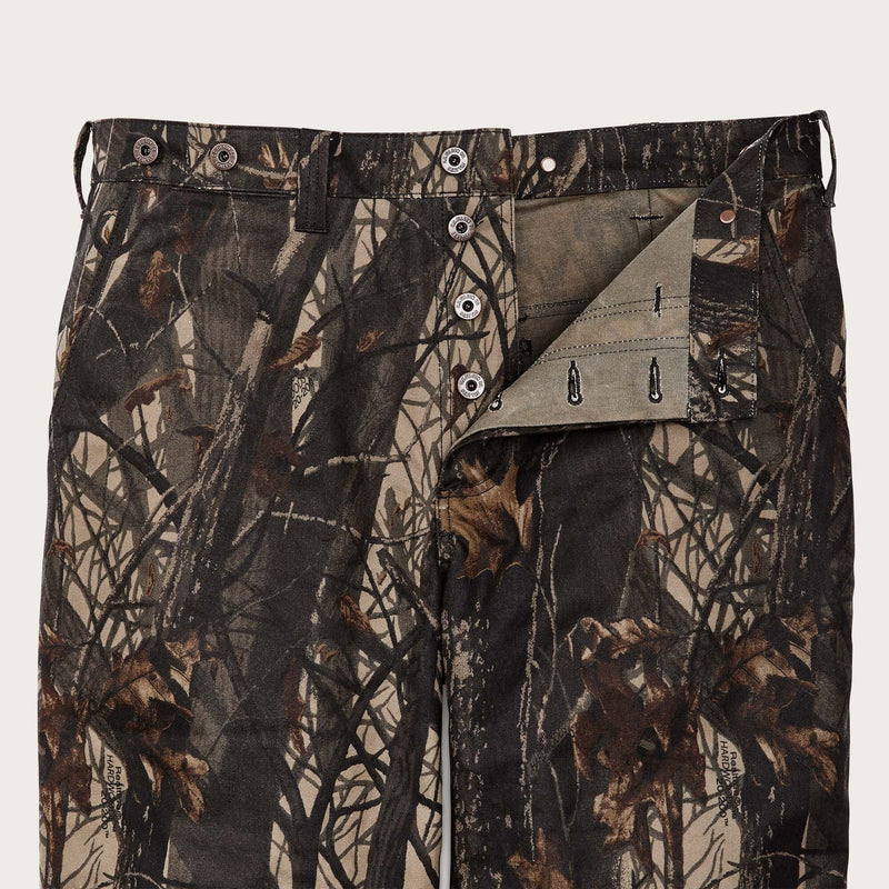 Oil finish double tin cloth pants von Filson | Realtree hardwoods (Brown)