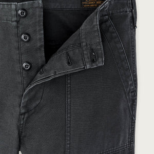 Field supply pants by Filson | Washed faded black (Black)
