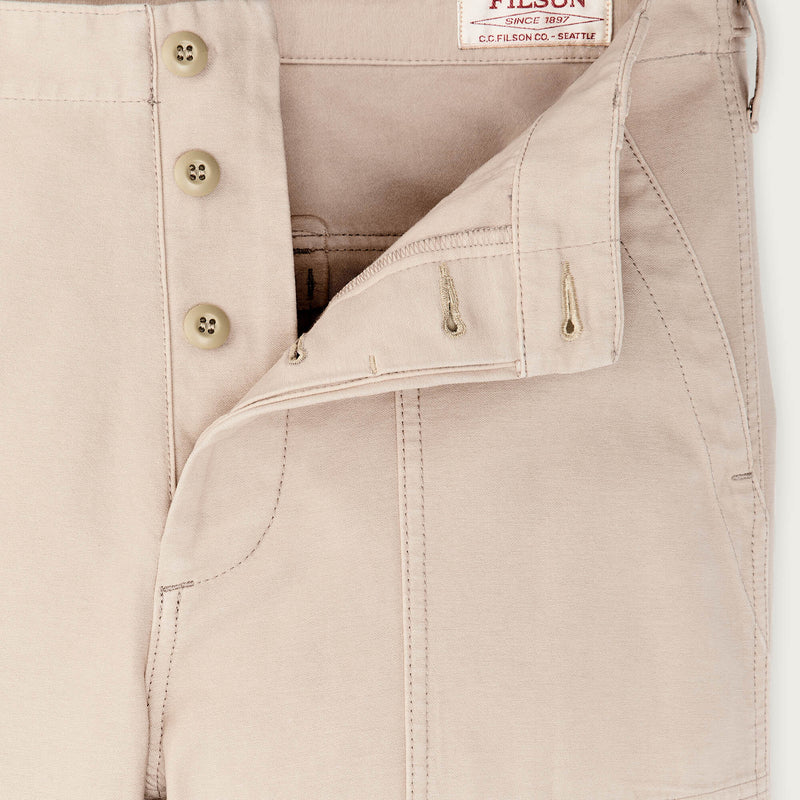 Field supply pants par Filson | Washed oatmeal (White)