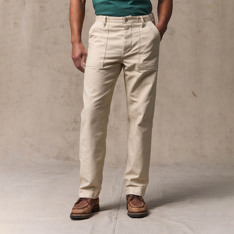 Field supply pants par Filson | Washed oatmeal (White)