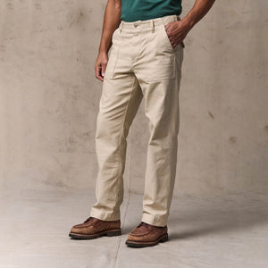 Field supply pants par Filson | Washed oatmeal (White)