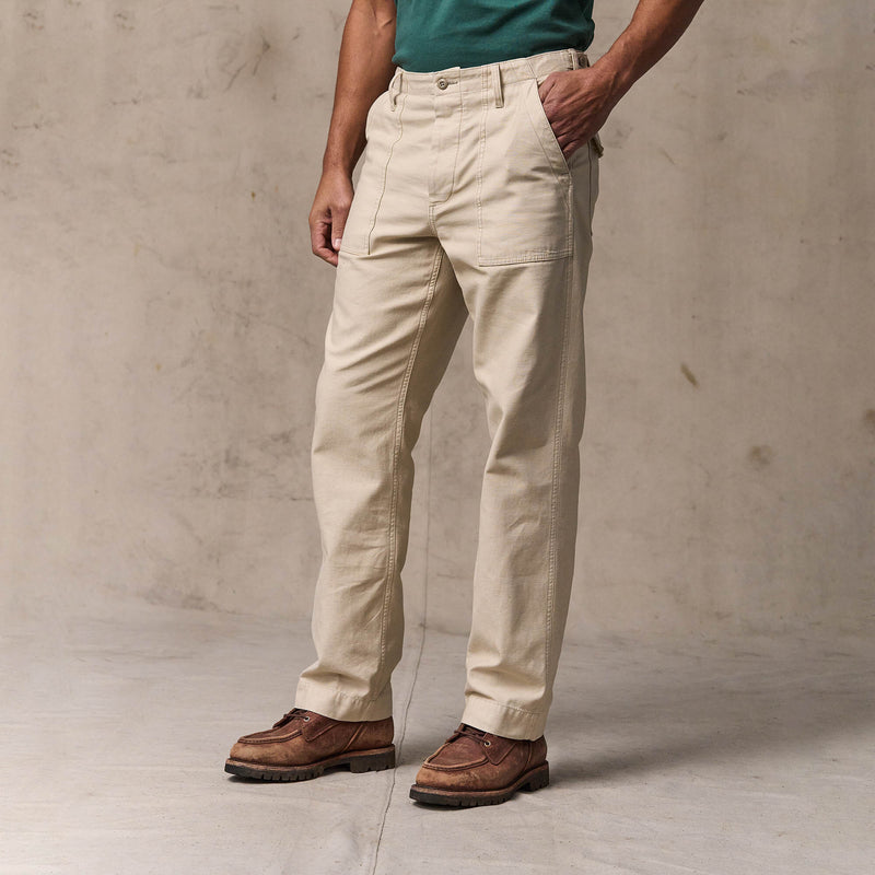 Field supply pants par Filson | Washed oatmeal (White)