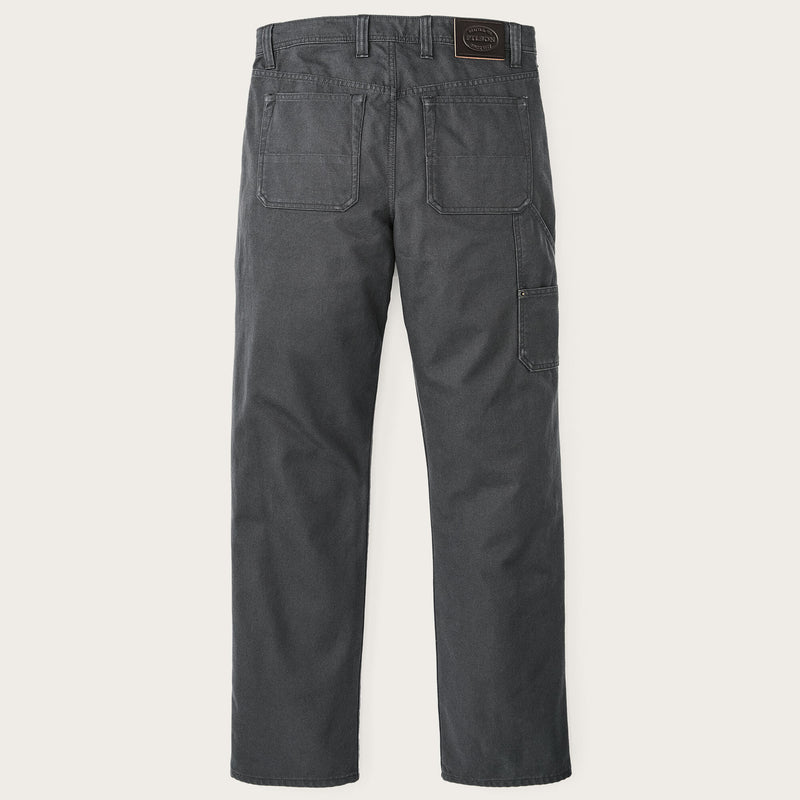 Pantalon doublé devant en dry tin cloth par Filson | Raven (Black)