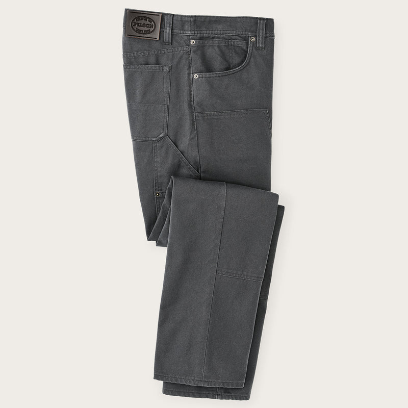 Pantalon doublé devant en dry tin cloth par Filson | Raven (Black)