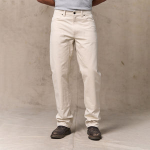 Dry tin cloth double front pants par Filson | Natural seed (White)