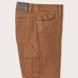 Pantaloni reversibili in tin cloth idrorepellente di Filson | Whiskey (Brown)