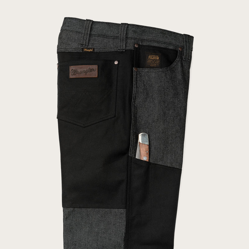 Jean wild adventure wrangler x filson par Filson | Black (Gray)