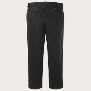 Granite mountain flat front pants by Filson | Washed faded black (Black)