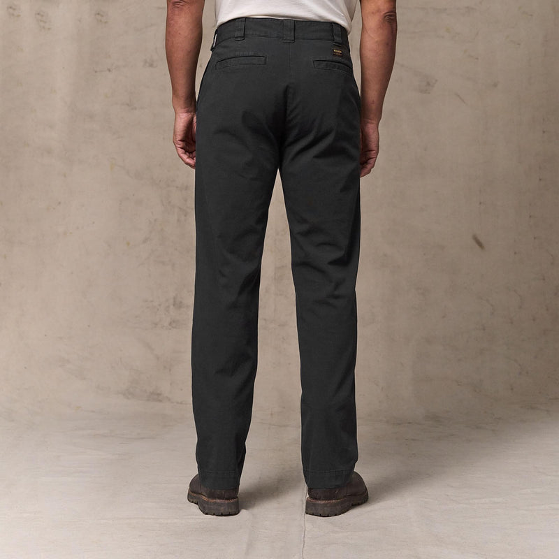 Granite mountain flat front pants by Filson | Washed faded black (Black)