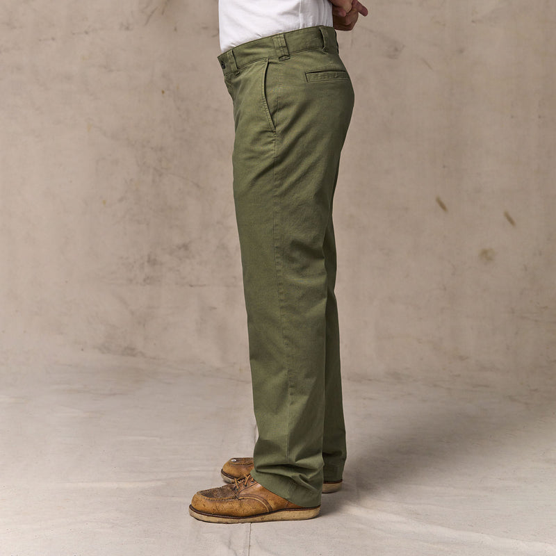 Granite mountain flat front pants par Filson | Burnt olive (Green)