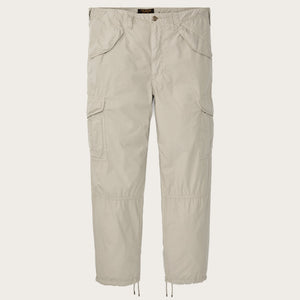 Tropical poplin cargo pants by Filson | Dried sage (White)
