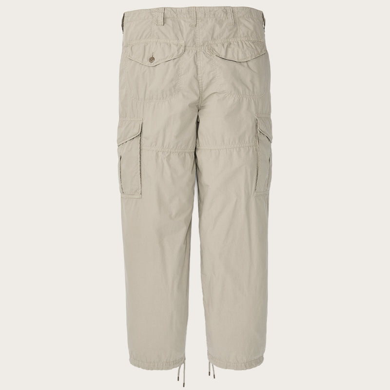Tropical poplin cargo pants by Filson | Dried sage (White)