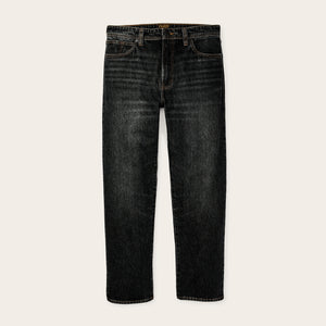 14-oz. straight-leg jeans par Filson | Vintage black (Black)